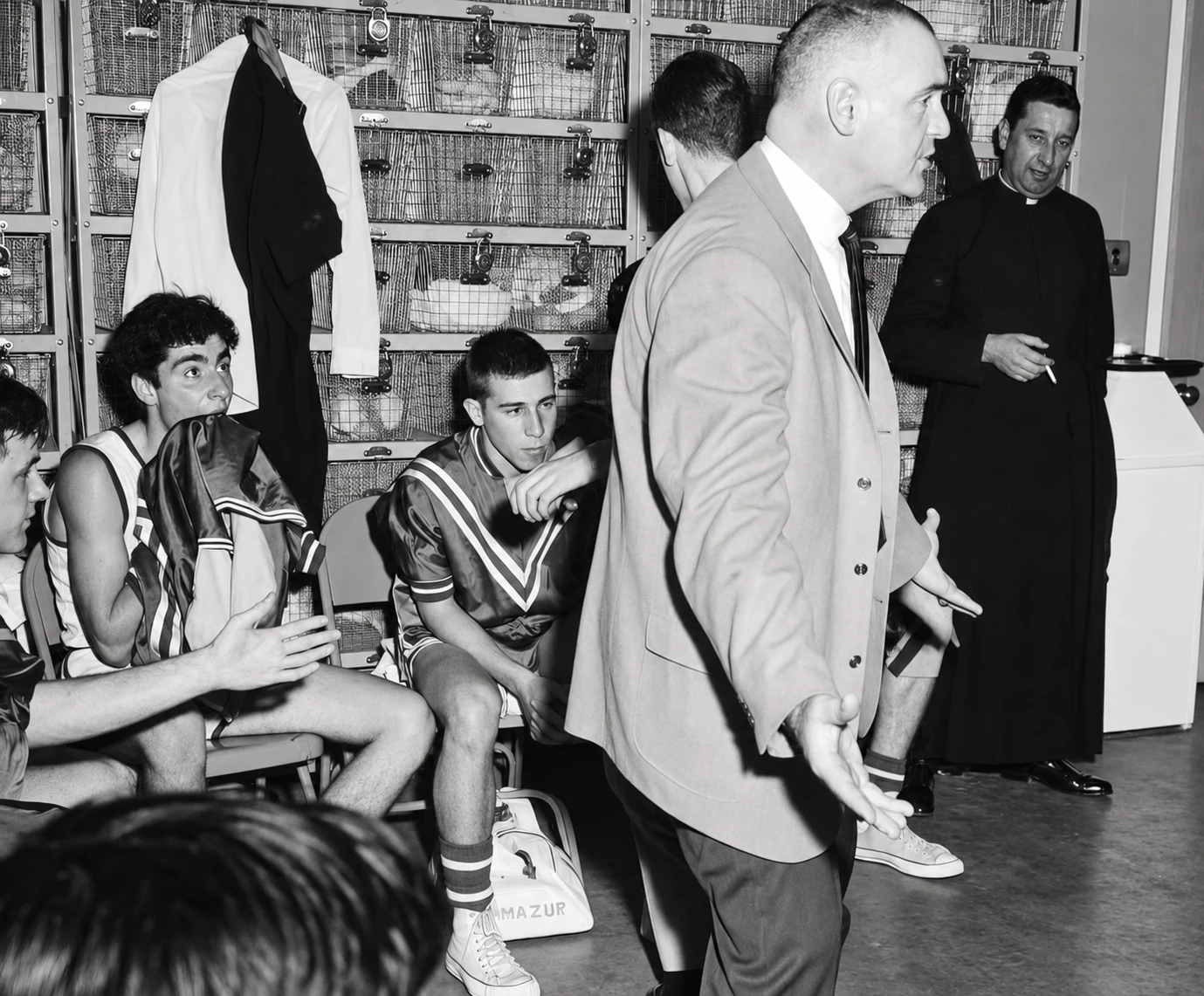 Basquete: nos vestiários