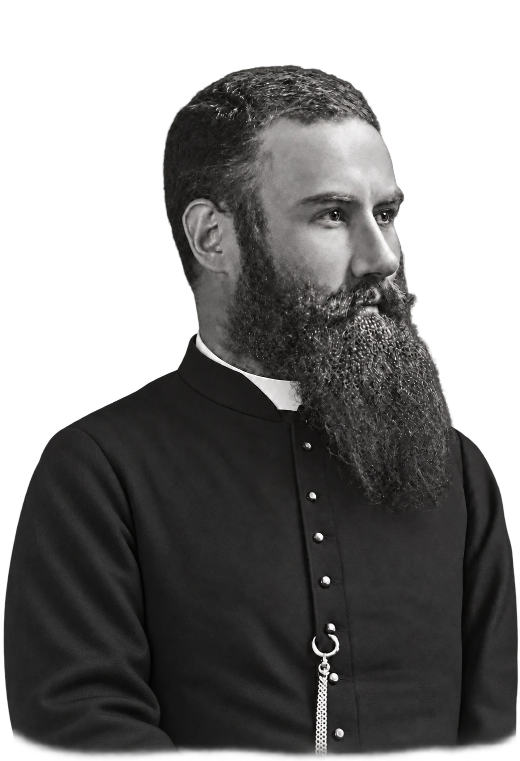 Ritratto di profilo di Jean Le Jollec